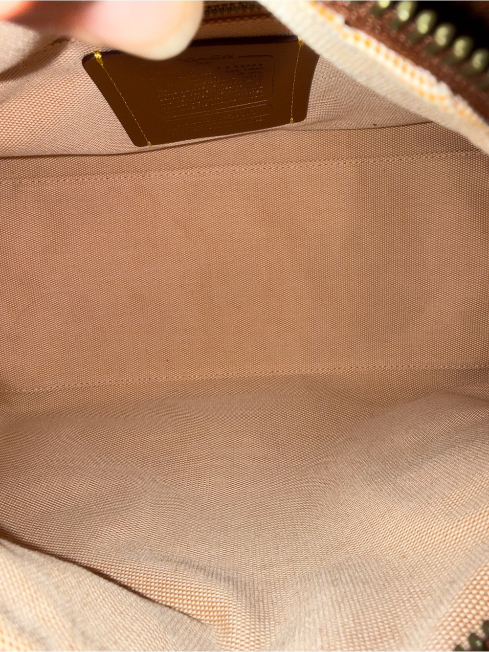 EUC Coach Mailbox Bag 1941 Saddle - Picture 13 of 15